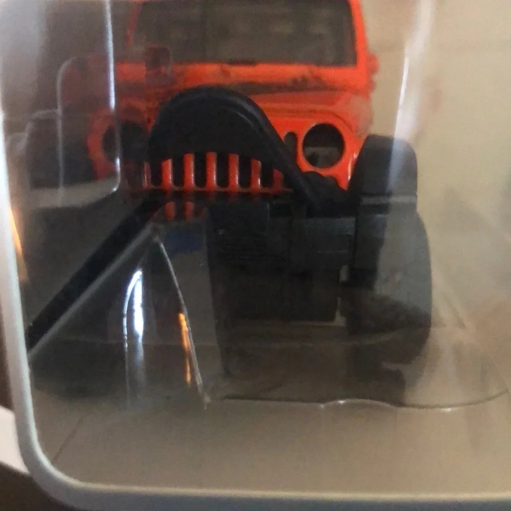 Orange Jeep Toy Car